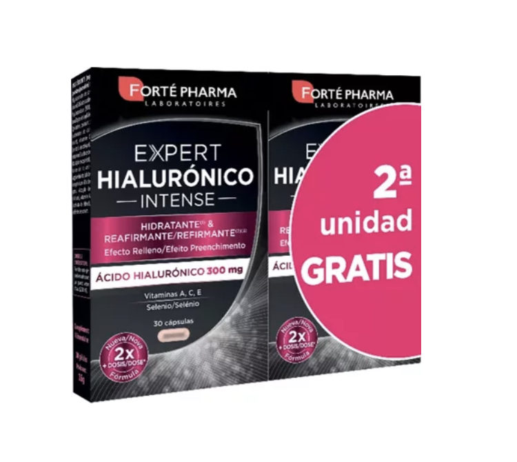 Forte Pharma Expert Hialuronico Intense 2x30 Cápsulas (2ª Ud Gratis) -  Farmacia Online Barata Liceo. Envíos 24/48 Horas.