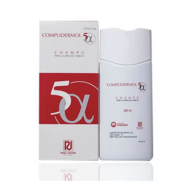 COMPLIDERMOL 5ALFA CHAMPU ANTICAIDA 200 ML