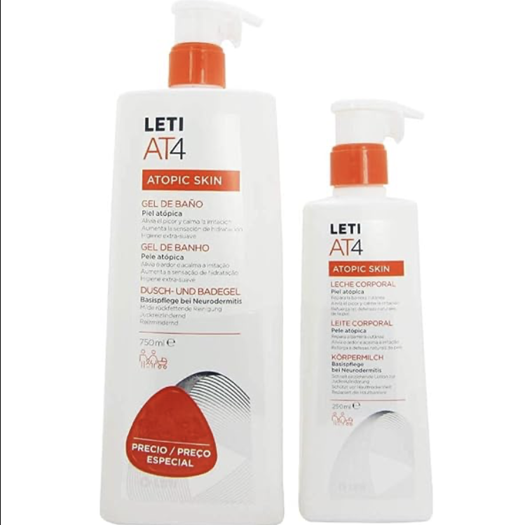 LETI AT4 PACK LECHE500+GEL 250ML