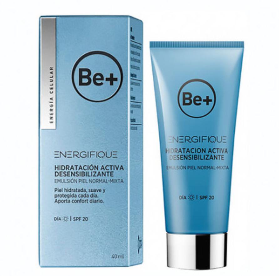 BE+ ENERGIFIQUE HIDRATACION ACTIVA DESENSIBILIZANTE EMULSION PIEL NORMAL-MIXTA SPF 20 40 ML