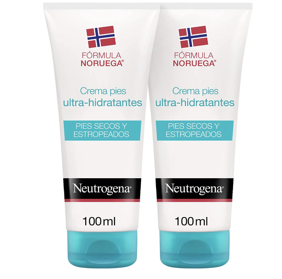 Neutrogena Noruega pés de pés UltraHydrating Cream 100 + 100 ml