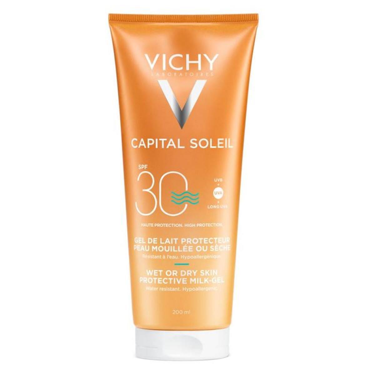 VICHY IDEAL SOLEIL GEL WET SKIN IP30+ 200 ML