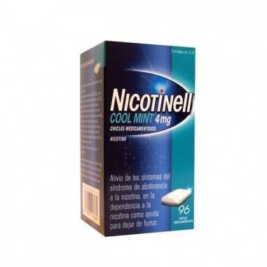 NICOTINELL COOL MINT 4 MG 96 CHICLES MEDICAMENTO