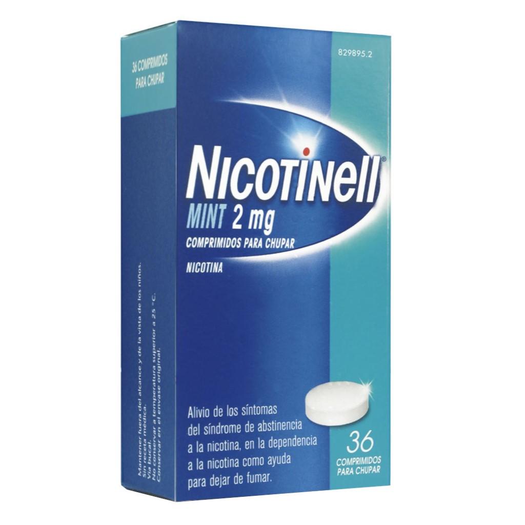 NICOTINELL MINT 2 MG 36 COMPRIMIDOS PARA CHUPAR