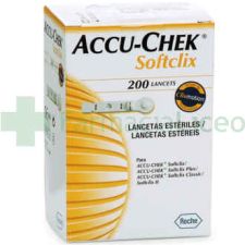 ACCU-CHEK SOFTCLIX LANCETAS 200 U