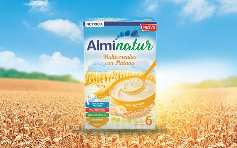 ALMINATUR MULTICEREALES CON PLATANO 250 G