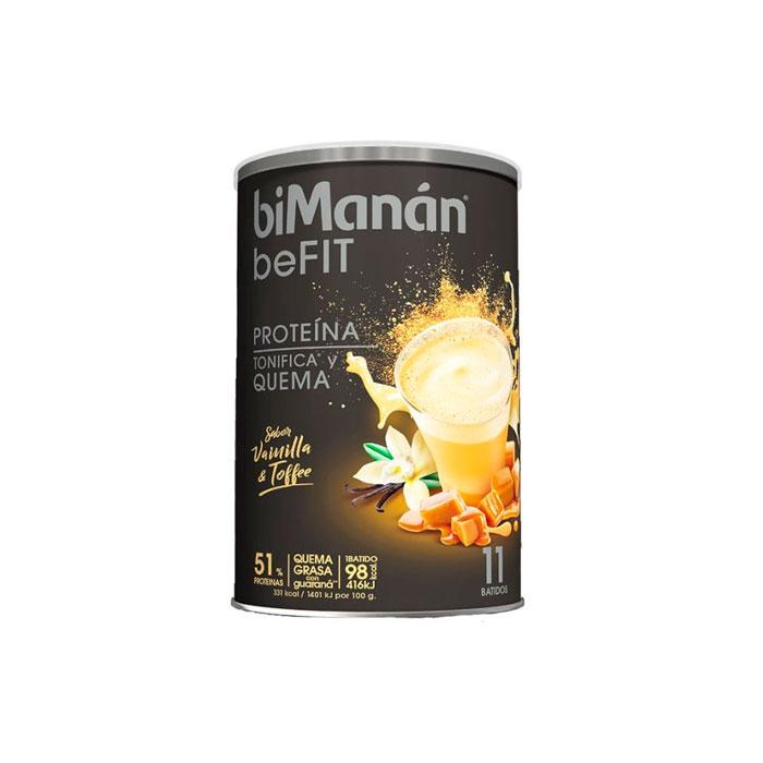 BIMANAN BE FIT BATIDO VAINILLA Y TOFFE 330G