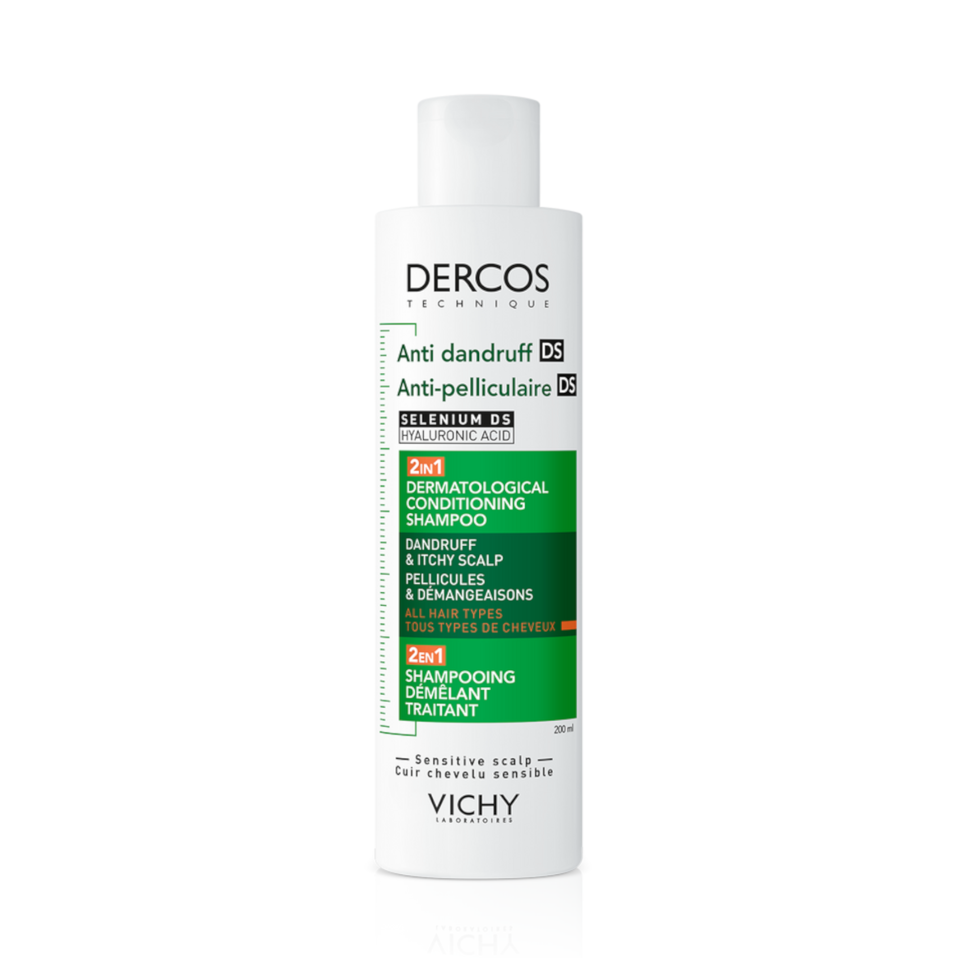 DERCOS CHAMPU ANTICASPA 2 EN 1 1 ENVASE 200 ML