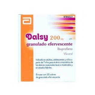 DALSY 200 MG 20 SOBRES EFERVESCENTES