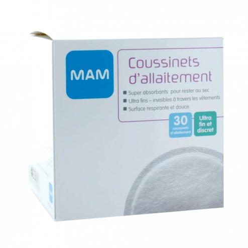 Discos Absorbentes Lactancia Mam Breast Pads 30 - Farmacia Online