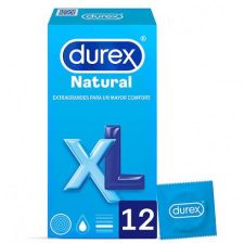 DUREX NATURAL XL PRESERVATIVOS 12 UNIDADES