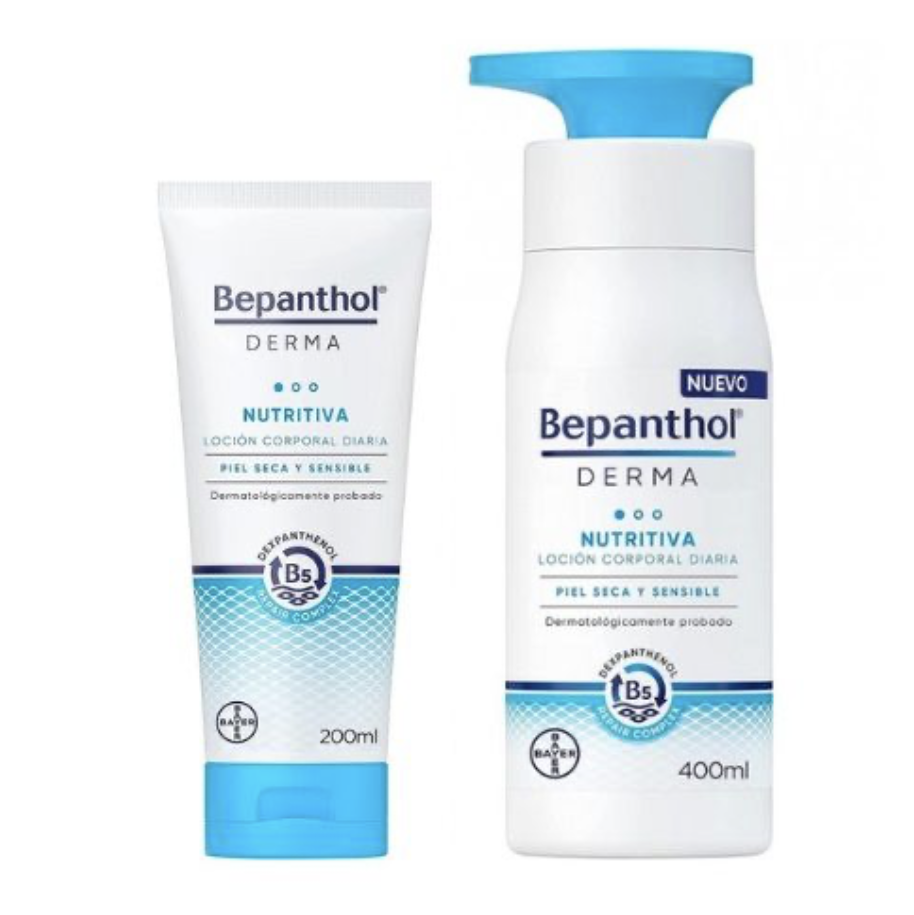 BEPANTHOL LOCION NUTRITIVA 400ML+BEPANTHOL LOCION NUTRITIVA 200ML