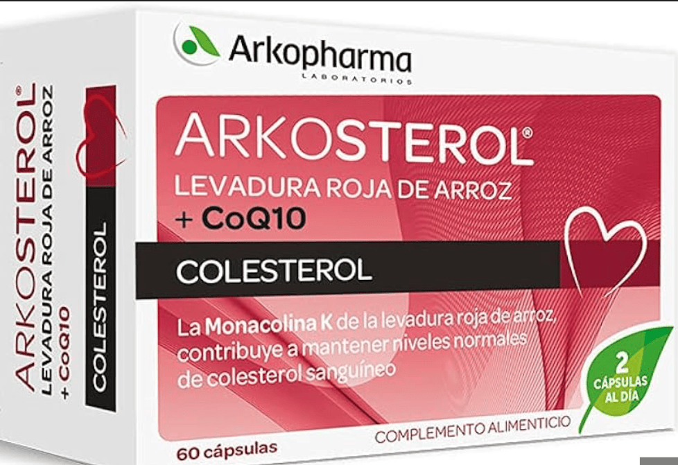 ARKOSTEROL LEVADU ROJA DE ARROZ +  Q10 60 CAPS