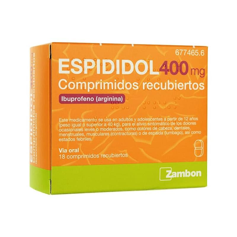 ESPIDIDOL 400 MG 18 COMPRIMIDOS RECUBIERTOS