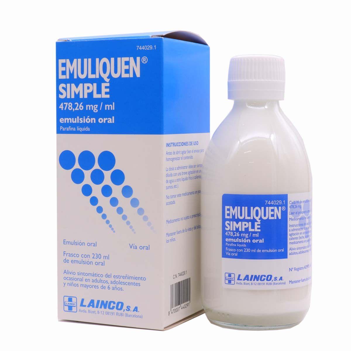 EMULIQUEN SIMPLE 478.2 MG/ML EMULSION ORAL 230 M