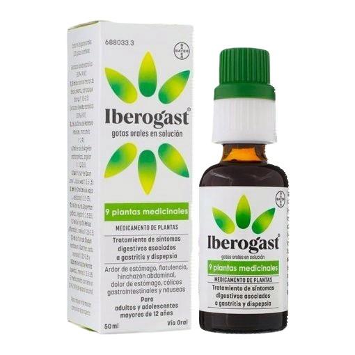 IBEROGAST GOTAS ORALES SOLUCION 50 ML