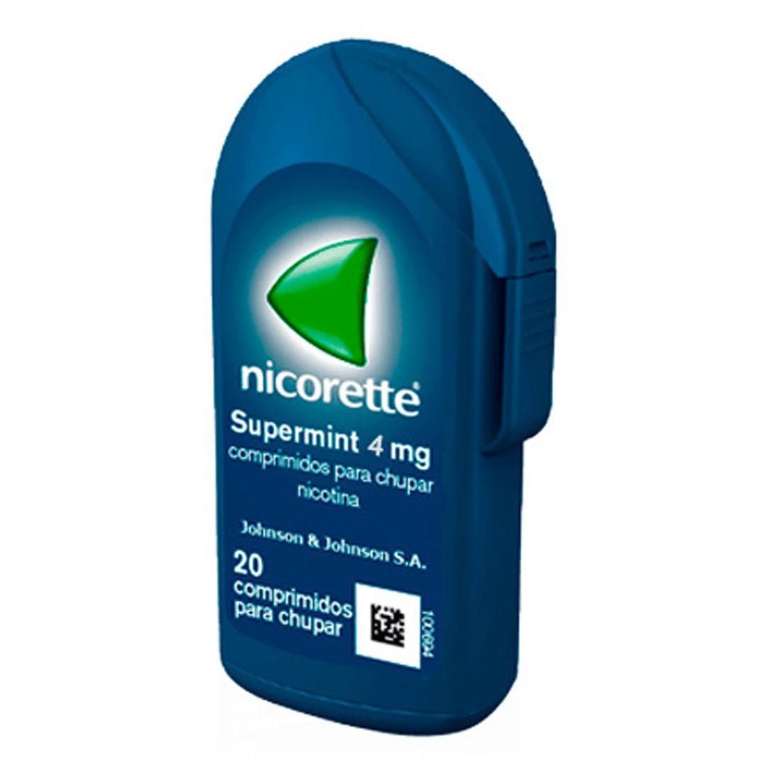 NICORETTE SUPERMINT EFG 4 MG 20 COMPRIMIDOS PARA