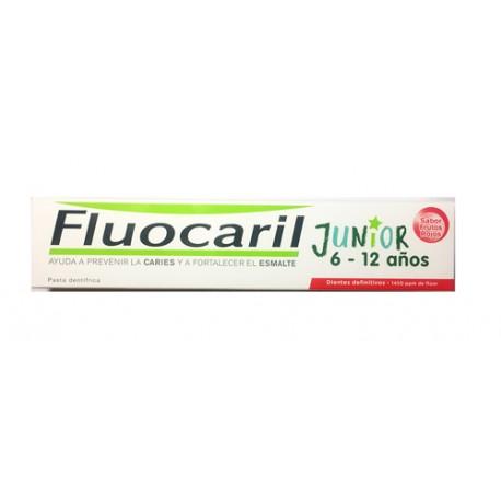 Junior fluocaril 7-12 anos macarrão 75 ml frutas vermelhas