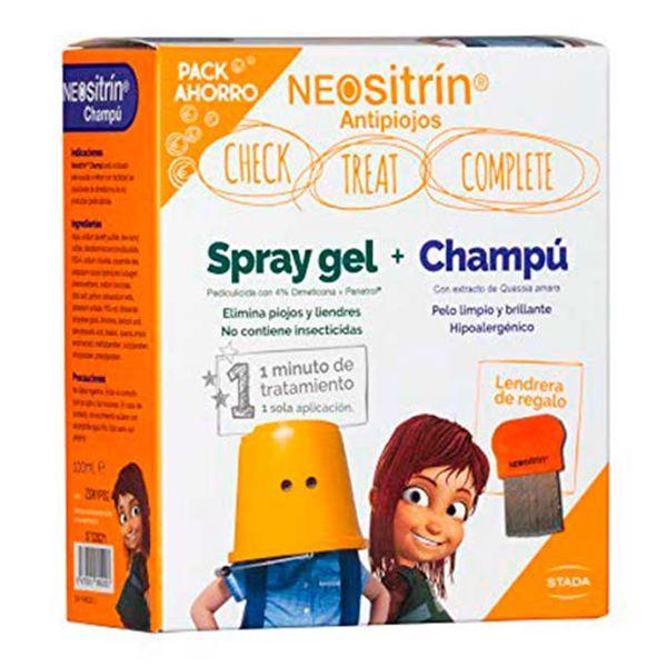 Goibi Antipiojos Elimina Champu + loción + spray kit