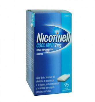 NICOTINELL COOL MINT 2 MG 96 CHICLES MEDICAMENTOSOS