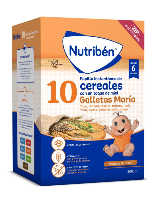 Nutriben 10 Cereales Miel Galletas Maria 1 Bolsa 600 G - Farmacia Online  Barata Liceo. Envíos 24/48 Horas.