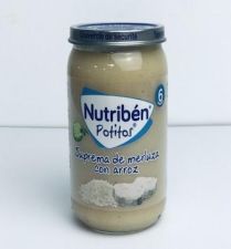 NUTRIBEN SUPREMA DE MERLUZA CON ARROZ POTITO 235 G