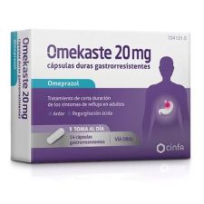 OMEKASTE 20 MG 14 CAPSULAS GASTRORRESISTENTES (BLISTER PVC-PVDC/AL)