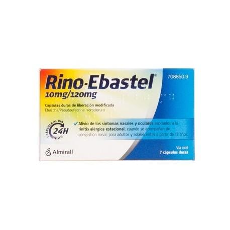 Rino Ebastel 10/120 Mg 7 Capsulas - Farmacia Online Barata Liceo. Envíos  24/48 Horas.