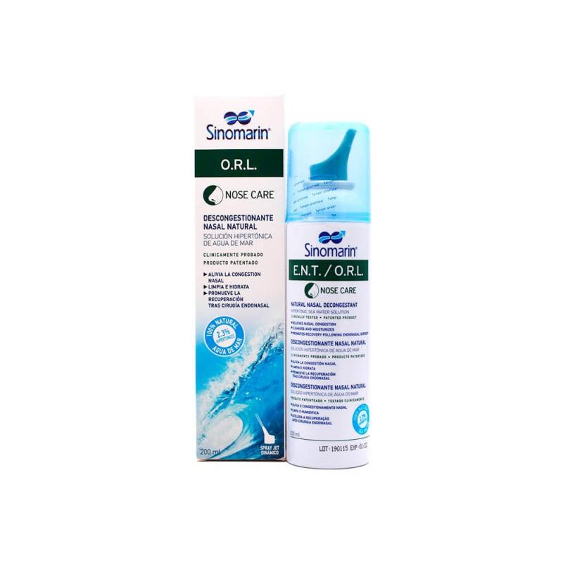 Sinomarin Mini spray agua de mar hipertónica 30 ml limpieza nasal