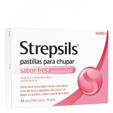 STREPSILS 16 PASTILLAS PARA CHUPAR FRESA